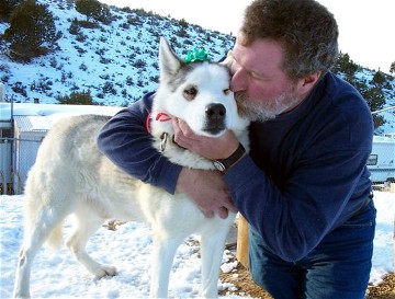 Sundance and Dad @ Xmas